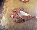 A picture of step 5 of Vegan Gluten free chocolate cookies.
