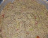 A picture of step 5 of Matoke in groundnut sauce.