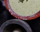 A picture of step 1 of Mint Thandai Masala Rabdi With Coconut Thandai Masala Angoori.