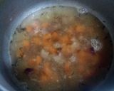 A picture of step 2 of Cream of Pumpkin soup.