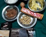 Foto langkah ke 1 dari resep 527.Chashew SilverQueen Brownie.