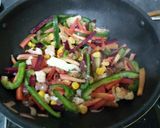 A picture of step 2 of Grilled Paneer With Veggie Salad.