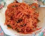 A picture of step 5 of Carrot Salad.