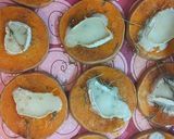 A picture of step 4 of Roasted Butternut Squash with Goat Cheese and Honey.