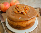 Foto del paso 5 de la receta: Cheesecake de manzana y caramelo sin azúcar 🍎
