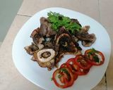 A picture of step 5 of Grilled oven beef.