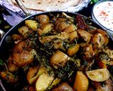 मेथी आलू (methi aloo recipe in Hindi) रेसिपी चरण 5 फोटो