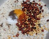 A picture of step 3 of Low calorie Chivda.