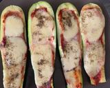 Une image de l'étape 3 de Courgette farcie façon pizza.