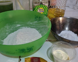 Foto langkah ke 2 dari resep Bakpao Pandan Mawar isi Kacang Tanah.