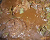 Foto del paso 6 de la receta: Torta de arroz con camarones secos en mole con nopales