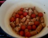 A picture of step 7 of My Chilli Sausage + Tomato Soup with Haricot beans 😘.