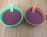 A picture of step 3 of Beetroot Carrot and Tomato soup.