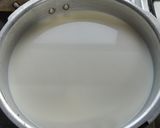 A picture of step 1 of Kalakand Mithai.