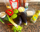 Foto del paso 1 de la receta: Zapallitos y berenjenas rellenas de arroz y tofu