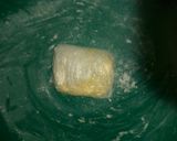 A picture of step 1 of Simsim rolls.
