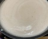 A picture of step 2 of Methi Matar Malai.