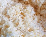 A picture of step 1 of Coconut haystack bites.