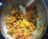 સ્ટફડ ઓમલેટ(Stuffed Omlette Recipe In Gujarati) રેસીપી સ્ટેપ2ફોટો