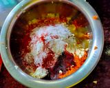 A picture of step 1 of Chinese pakora.