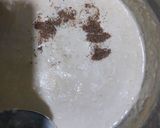 A picture of step 3 of Caramel phirni.