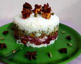 A picture of step 26 of Layered Biryani.