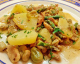 Foto del paso 8 de la receta: Porciones de chuleta de cerdo con patatas y verduras