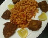 A picture of step 4 of Pasta and fish fillet.