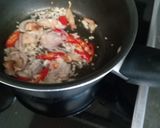 Foto langkah ke 4 dari resep Sayur Jantung Pisang dan Bayam Bumbu Cincang.