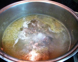 Foto del paso 1 de la receta: Sopa de morcillo de ternera, espinacas y otras hortalizas