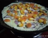 কর্ণ অমলেট (Corn omelette recipe in bengali) রেসিপির ধাপ 3 ছবি