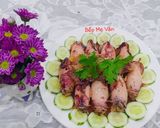 Hình bước làm 5 của món Mực nhồi thịt chiên nước mắm