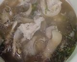 Hình bước làm 1 của món Canh rau tầm bóp nấu móng giò