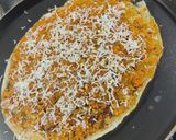 A picture of step 4 of Jini Roll Dosa.