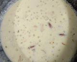 A picture of step 6 of Sabudana kheer.