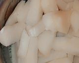 A picture of step 5 of Fried yam.