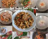Foto langkah ke 5 dari resep Cuek Tongkol Suwir + Tempe Sambel Korek Ala Yunita.