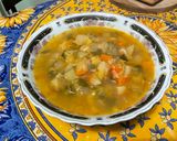 Une image de l'étape 31 de Soupe de légumes aux aromates, ail frais et fumet de porc.