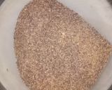 A picture of step 3 of Flax seeds laddu.