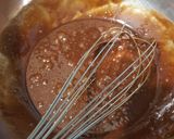 Foto langkah ke 4 dari resep Triple Chocolates Almond Brownies.