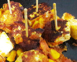 पनीर वेेेज चटनी टिक्का (Paneer veg chutney Tikka recipe in Hindi) रेसिपी चरण 4 फोटो