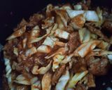 Gambar langkah 10 resipi Makaroni Goreng Daging.