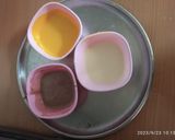 عکس مرحله 1 از دستور پنکیک پلنگی 🤦🏼♀️😂 (3 رنگ)