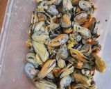 Foto langkah ke 1 dari resep Tumis Kerang Ijo.