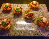 A picture of step 6 of Spaghetti & Meatball baskets:.