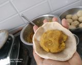 A picture of step 11 of Puran poli.