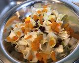 Une image de l'étape 7 de Salade d'endives aux pistaches, abricots secs et tomates séchées.