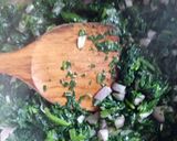 A picture of step 1 of Cannelloni with Spinach and Cheese Sauce.
