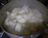 Foto langkah ke 1 dari resep Bubur Singkong Thailand Melted Kental Simple Tanpa Daun Pandan.