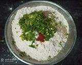 A picture of step 2 of Aloo Puri.